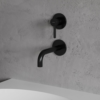 Смеситель для умывальника скрытого монтажа OMNIRES Y Y1215NBL (черный) Смеситель для умывальника скрытого монтажа OMNIRES Y Y1215NBL (черный)