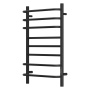 Полотенцесушитель электрический Point Сатурн PN90858B П8 500x800 диммер справа, черный Полотенцесушитель электрический Point Сатурн PN90858B П8 500x800 диммер справа, черный