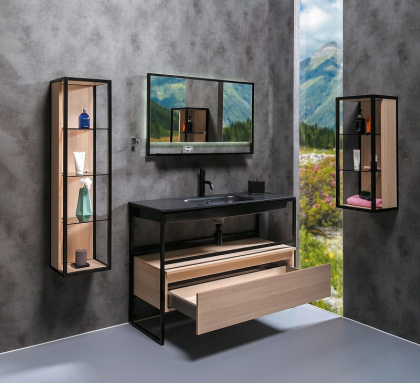 Ящик под консоль LOFT 120 light wood, 1 полка 894-120-L Boheme