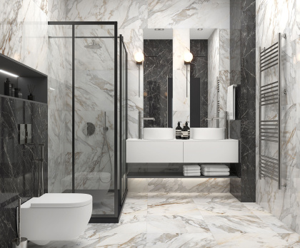 Керамогранит Laparet Calacatta Roma полированный 60х120 (2шт_1,44м2), м2