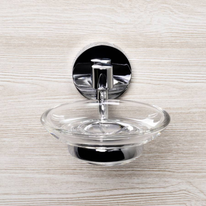 Мыльница Rhein, 11х7,5х14,5 см, хром, K-6229