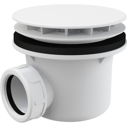 Сифон для душевого поддонa, белый