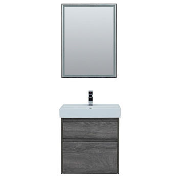 Мебель для ванной Aquanet Nova Lite 60 дуб рошелье (2 ящика)