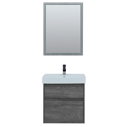 Мебель для ванной Aquanet Nova Lite 60 дуб рошелье (2 ящика)