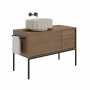 Раковина ARTBASIN Conchiglia накладная 50, песочная матовая CC.wb.50\SAN
