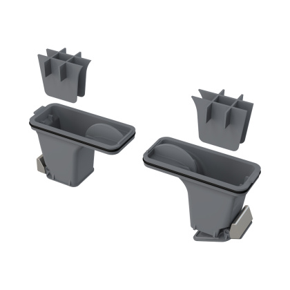 Комплект комбинированных гидрозатворов для нержавеющих желобов ALCA