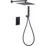 Душевой комплект Allen Brau Infinity 5.21016-31 (с внутренней частью) черный матовый