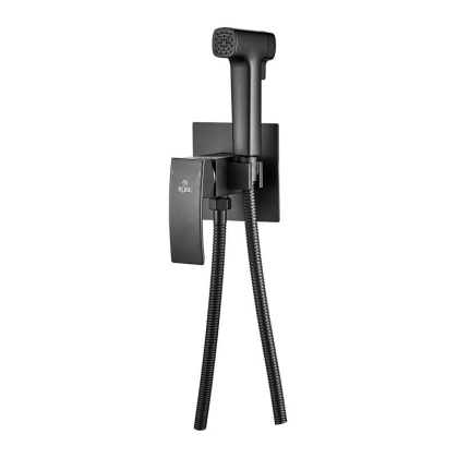 Гигиенический душ со смесителем Rose R1505H-2, черный