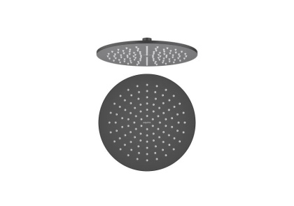 Круглый верхний душ  250*7 мм AQUATEK, матовый черный AQ2077MB 