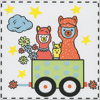 Декор 2 OP\A222\5009 Альпаки Белый (20см*20см*6,9мм) (10шт/0,4м2), шт