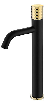 Смеситель STICK для умыв. выс. BLACK DIAMOND GOLD_Комплект Смеситель STICK для умыв. выс. BLACK DIAMOND GOLD_Комплект