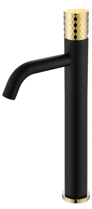 Смеситель STICK для умыв. выс. BLACK DIAMOND GOLD_Комплект Смеситель STICK для умыв. выс. BLACK DIAMOND GOLD_Комплект