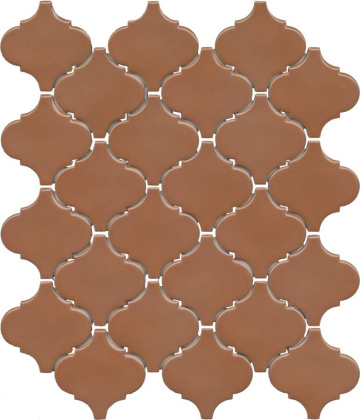 Арабески Марокко коричневый глянцевый 26x30x0,7