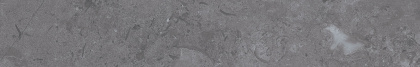 Плинтус Про Лаймстоун серый темный натуральный обрезной 60x9,5x0,9