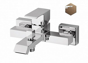 PORTA-VM-SS Смеситель для ванны и душа однорычажный, в комплекте с ручным душем, шлангом и держателем, исполнение sunset