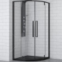 Душевой уголок RGW Stilvoll SV-53-B 100х100 06325300-14 профиль Черный стекло прозрачное Душевой уголок RGW Stilvoll SV-53-B 100х100 06325300-14 профиль Черный стекло прозрачное