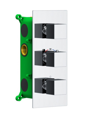 Душевая система Timo Petruma SX-5079/00SM скрытого монтажа с термостатом, хром