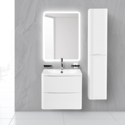 Раковина из литьевого мрамора BelBagno BB600/455-LV-MR-ALR Раковина из литьевого мрамора BelBagno BB600/455-LV-MR-ALR