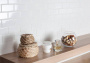 Керамическая мозаика Brick White Glossy 45x95, Brick & Metro
