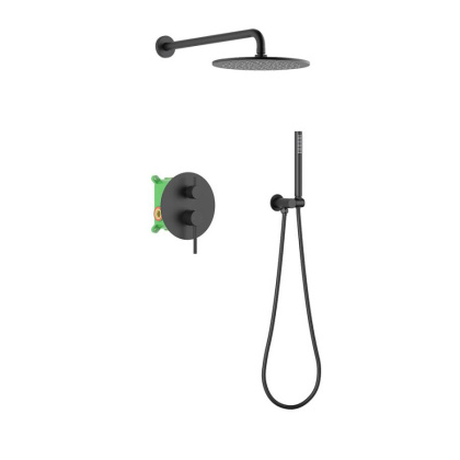 Душевая система Timo Saona SX-2369/03SM скрытого монтажа, черная матовая