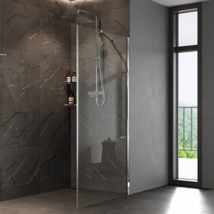 Aller 10H10-RP100 Fixed Душевая перегородка Wasserkraft