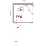 Душевой уголок BelBagno ETNA-A-1-90-C-Cr Душевой уголок BelBagno ETNA-A-1-90-C-Cr