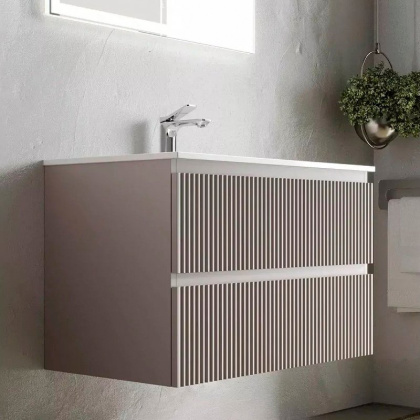 Тумба подвесная SANCOS Snob R левая 995х445х500, c двумя ящиками оснащенными доводчиками, Doha Soft, арт.SNR100LSM