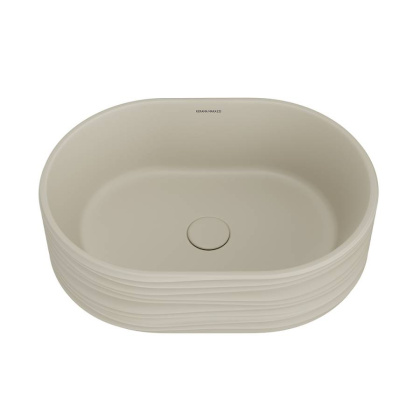 Раковина ARTBASIN Sabbia накладная 50, песочная матовая SA.wb.50\SAN