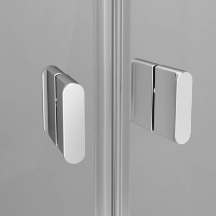 W88E-205-090MT64 X-Joy Twin Slide,  Душевое ограждение c поддоном, 90x90, профиль мат Хром