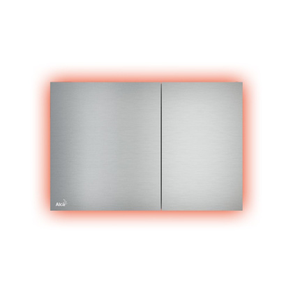 Кнопка управления для скрытых систем инсталляции с подсветкой rainbow, alunox-мат