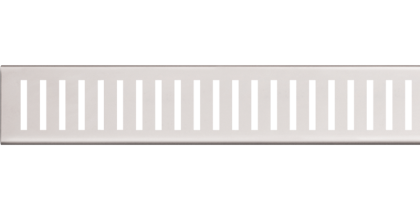 Решетка для дренажного желоба 75 мм, нержавеющая сталь