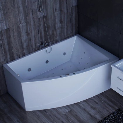 Ванна  Оракул правый пустая с фр.экр.+бок.экр.