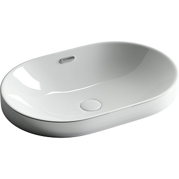 Умывальник овальный встраиваемый сверху в столешницу Element 600*400*195мм
