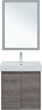 Мебель для ванной Aquanet Nova Lite 60 дуб рошелье (2 дверцы)