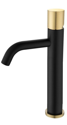 Смеситель STICK для умыв. выс. BLACK TOUCH GOLD_Комплект Смеситель STICK для умыв. выс. BLACK TOUCH GOLD_Комплект