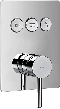 Смеситель для душа скрытого монтажа OMNIRES YGoClick Y1237GCCR (хром)