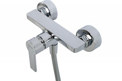 AURORA Смеситель для душа в комплекте с ручным душем, шлангом и держателем, хром AURORA-ESDM-CRM