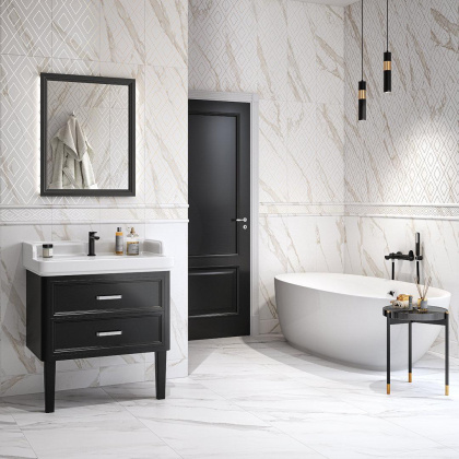 Бордюр OS\A273\13124R Алентежу Белый (30см*7,2см*11мм) (16шт/0,345м2) матовый, шт