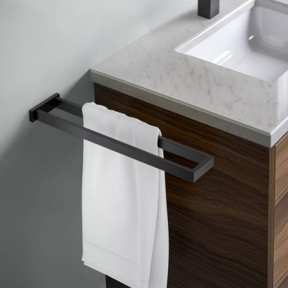 Полотенцедержатель двойной Timo Selene 14052/03 черный матовый