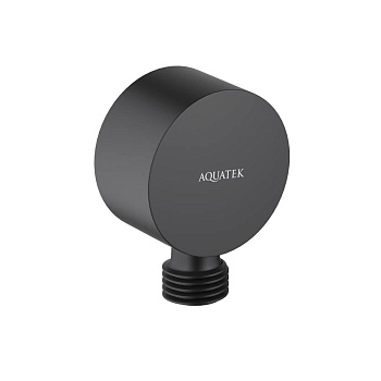 Шланговое подсоединение AQUATEK, матовый черный AQ2457MB 