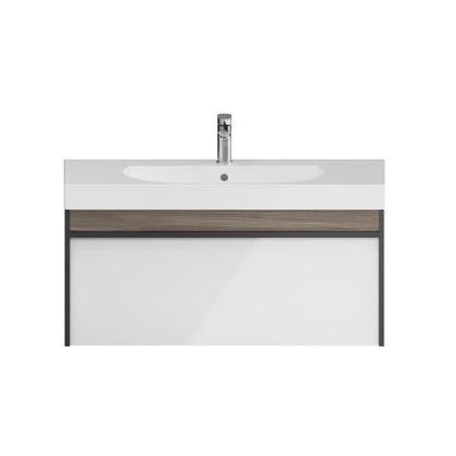 Тумба MODULA подвесная 100 с ящиком 1+1, арабика MO.100.1+1\AR Тумба MODULA подвесная 100 с ящиком 1+1, арабика MO.100.1+1\AR