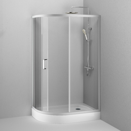 W83G-302U120CT64 Like Solo Slide 120 Душ. ограждение Like 120x80, стекло прозрачное, проф мат.Серый