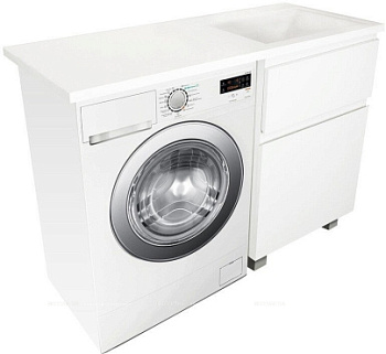 Комплект мебели Dallas Luxe 1000х482 правосторонний напольный 2 ящика (ШхГхВ) 358х476х860