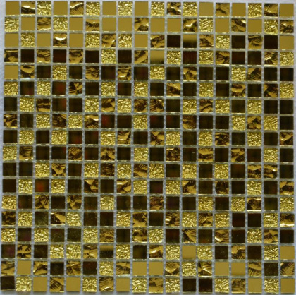 Мозаика Bonaparte Стеклянная Mirror gold 30х30 см, м2