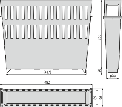 Корзина пескоуловителя для нечистот, нержавеющеая сталь