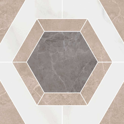 Декор ID101 Гран Пале наборный 25,1*25,1 (уп/8шт), шт Декор ID101 Гран Пале наборный 25,1*25,1 (уп/8шт), шт