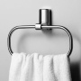 Держатель полотенец Leine, 23х16,2х5,5 см, хром, K-5060