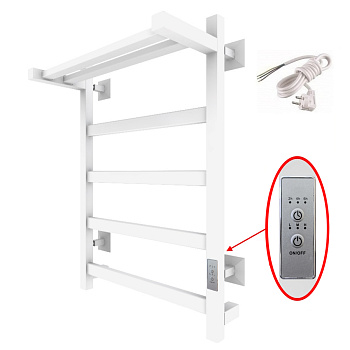 Полотенцесушитель Пэк сп 20 кв П 60х50 белый ВГП Полотенцесушитель Пэк сп 20 кв П 60х50 белый ВГП