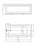 Акриловая ванна Акватек Миа 160х70 MIY160-0000001
