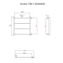 Полотенцесушитель Аспект ПМ 1 50*60*40 (ЛЦ6)
